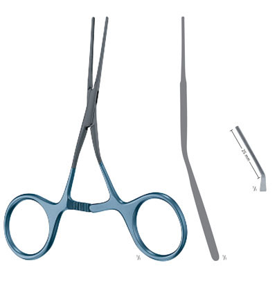 DE BAKEY ATROMAT KLEMP TİTANYUM 30° 25MM 11CM